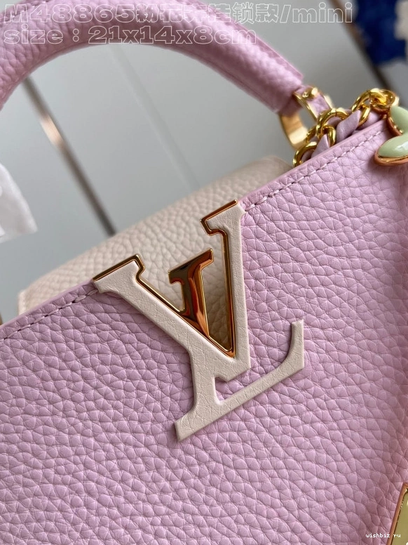 WIS VUITTON MINI-21*14*8CM LOUIS CAPUCINES 0724